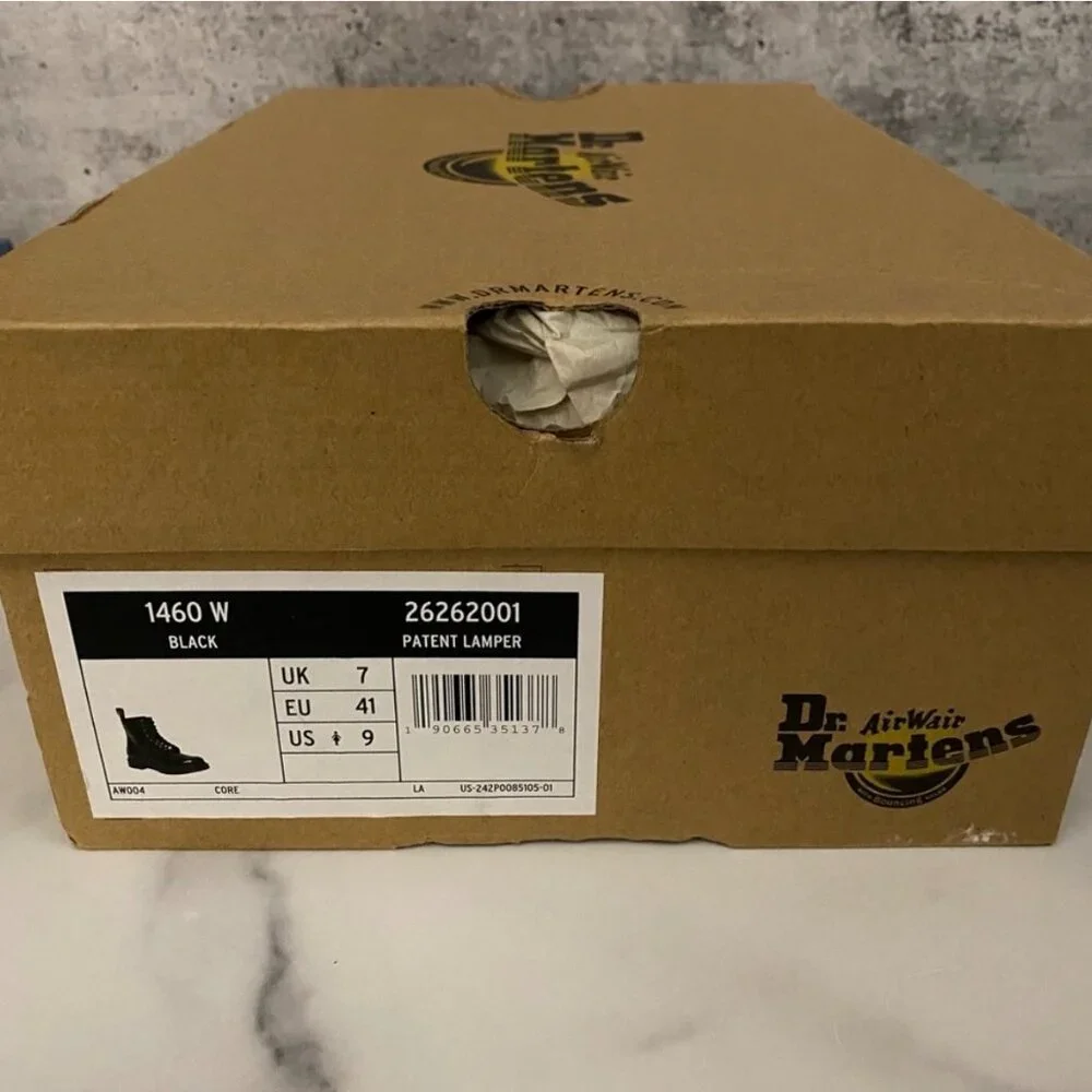 Dr. Martens Glossy Black Ankle Booties - Picture 5 of 14